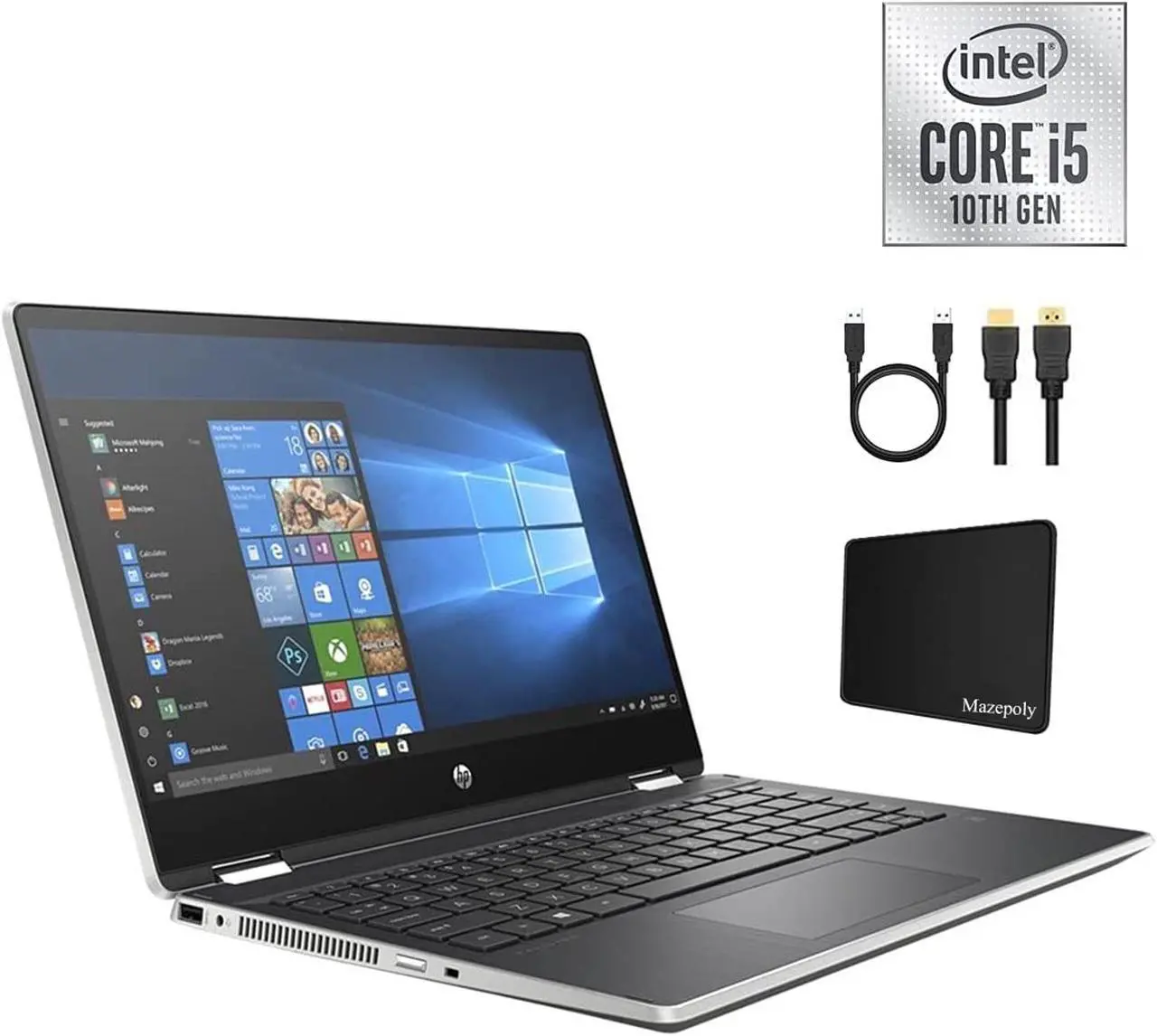 HP 14-inch 2-in-1 X360 HD Touchscreen Laptop PC
